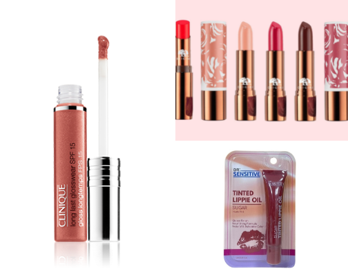 My fave Lip balms/gloss/oil cover photo collage
