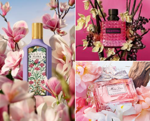 Perfumes for princesses 👑 cover photo collage