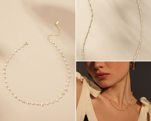 Dainty Jewelry cover photo collage
