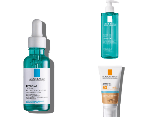 Skincare Products For Acne Prone Skin cover photo collage
