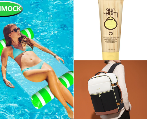 Favorite Items For A Beach Vacation cover photo collage