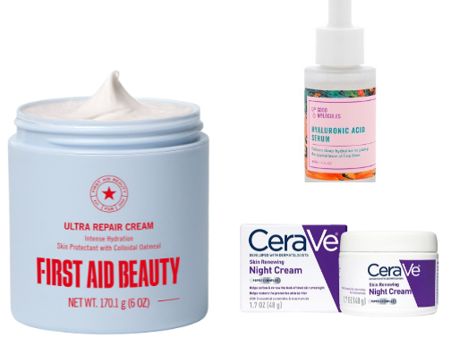 Skincare essential for women over 30 cover photo collage