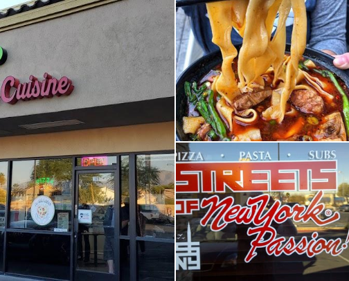 Las Vegas food - off the strip cover photo collage