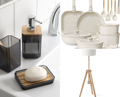 Home Must Haves as a busy mom🧹🔪🛋️🪠🍳🥘 cover photo collage