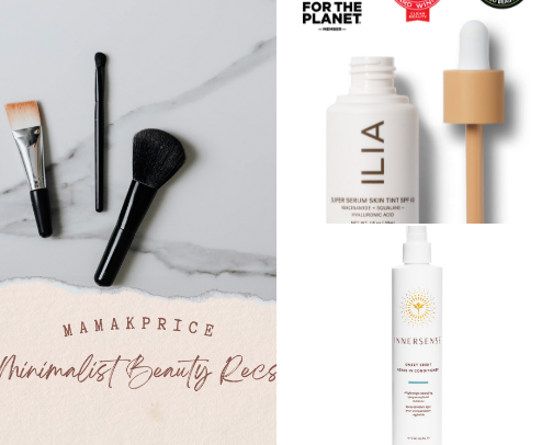 Minimalist Beauty Recommendations cover photo collage