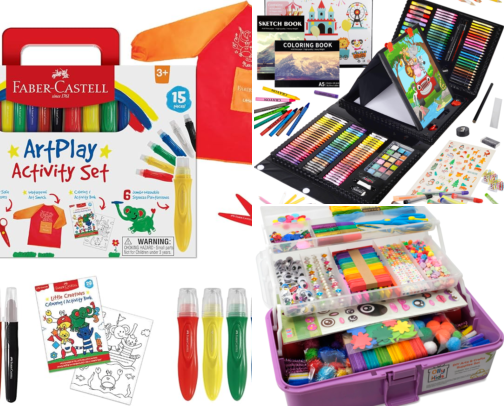 ART SUPPLIES FOR KIDS cover photo collage