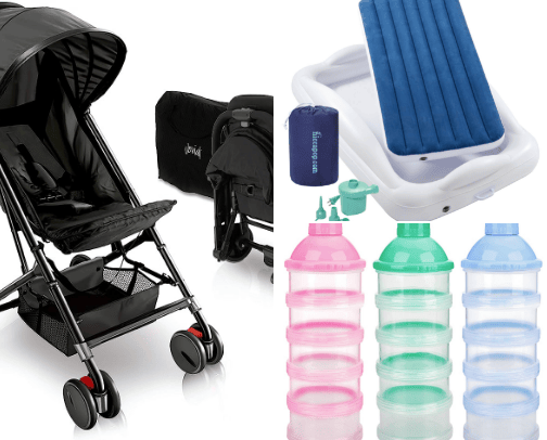 All things travel with baby cover photo collage