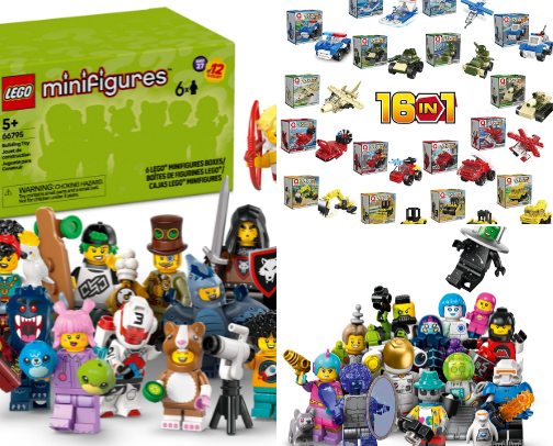 recomendation lego mini figure cover photo collage
