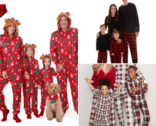 Christmas PJ’s!! ❤️✨🎄 cover photo collage