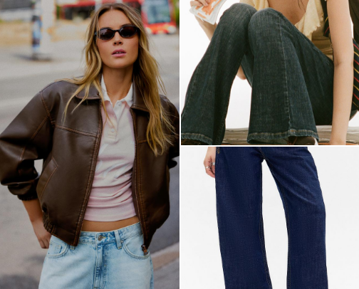 Autumn outfits cover photo collage