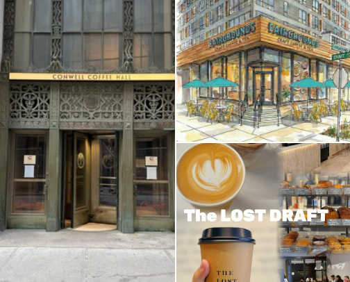 Hidden Aesthetic Coffee Shops & Study Nooks in the US (Where You Can Actually Get Work Done) cover photo collage