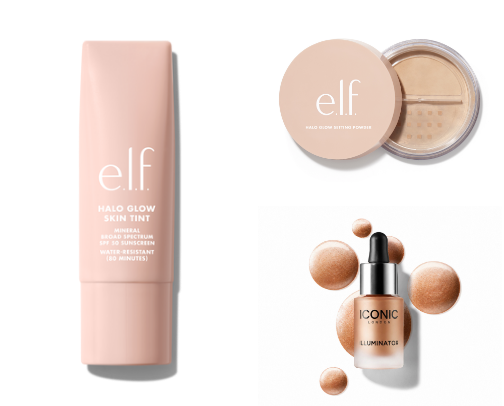 My favorite glowy makeup routine cover photo collage