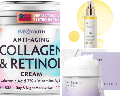 ✨ Skincare I've Actually Kept Using cover photo collage