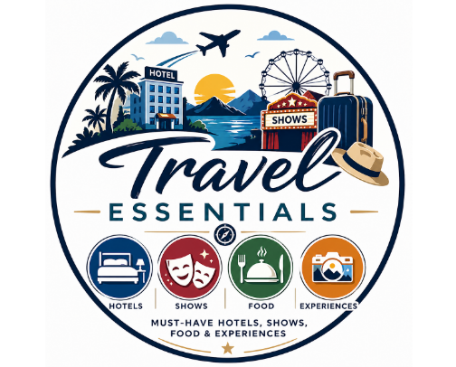 Travel Essentials Must-Have Hotels, Shows, Food & Experiences #ad cover photo collage