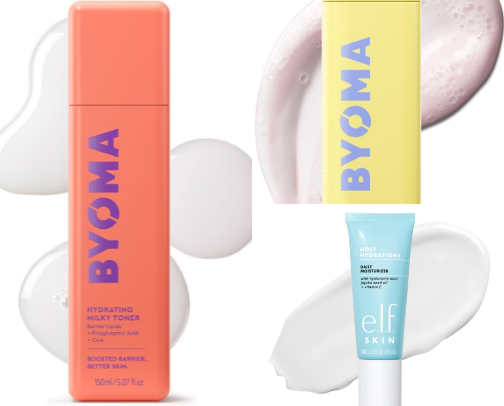shower & skincare favorites cover photo collage