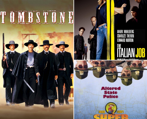 In the Film Queue cover photo collage