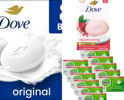 Things that you need to make your body shiny and soft🛁🧼 cover photo collage