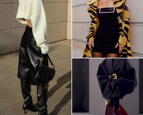 Fashion pieces for a powerful woman cover photo collage