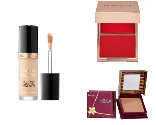 Face products cover photo collage