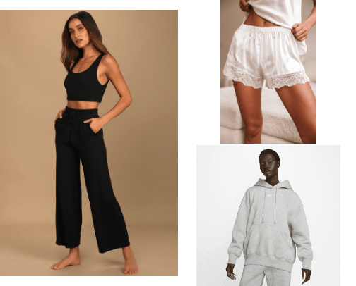 Clothing cover photo collage