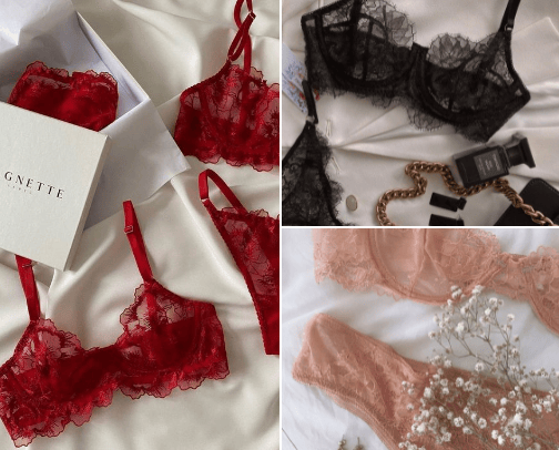 Lingerie cover photo collage