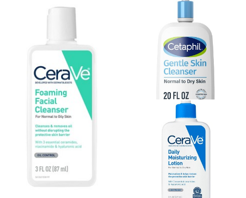 Teen skincare cover photo collage