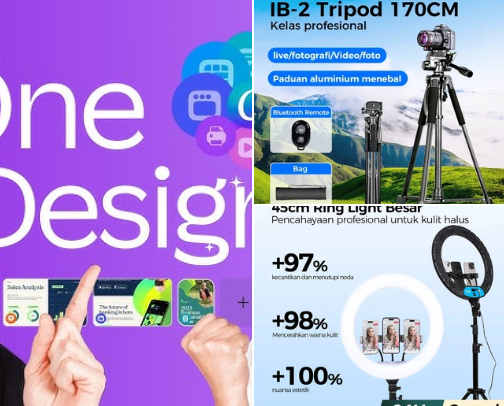 Content Creation cover photo collage