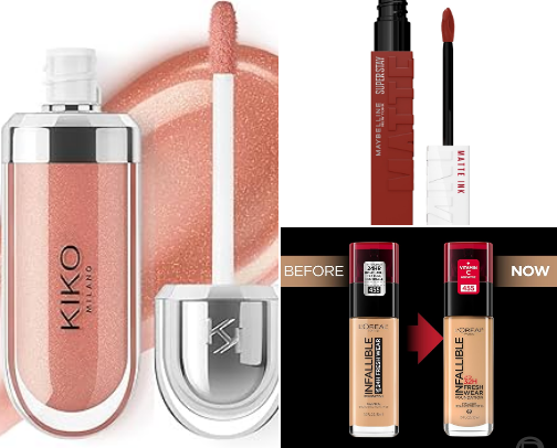 Best afordable drugstore makeup 💄💞 cover photo collage