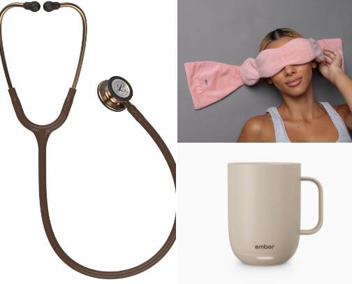 gifts for the healthcare girlie in your life cover photo collage