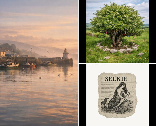 Relaxing Irish Folklore & ASMR Videos cover photo collage