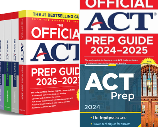 PDF Free - College-Bound Toolkit with The Official ACT Prep Guide 2026-2027: Book + Online cover photo collage