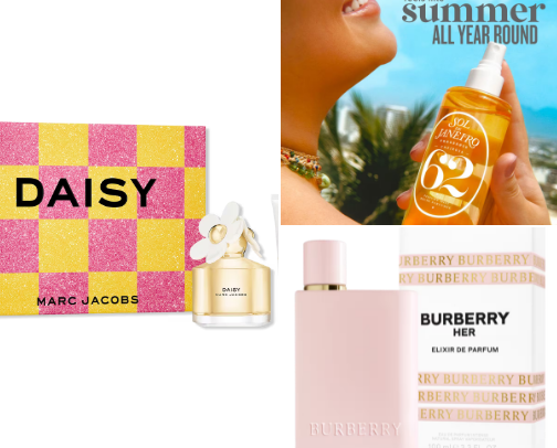 Fragrances cover photo collage