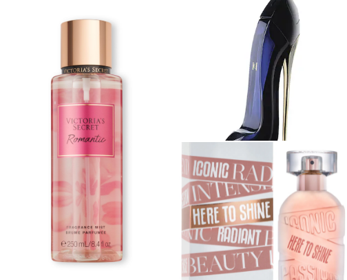 Perfumes and body mists🧸 cover photo collage
