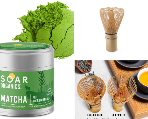 Matcha Must-Have's🍵 cover photo collage