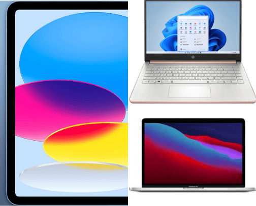 Computers& Tablets cover photo collage