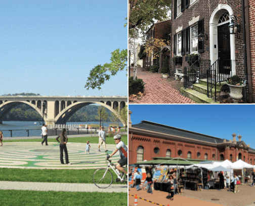 Engagement Photoshoot Locations in DC cover photo collage