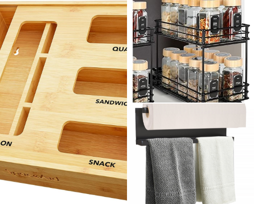 Tidy Kitchen. Happier wallet! cover photo collage