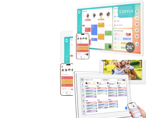 digital calendars made for moms cover photo collage