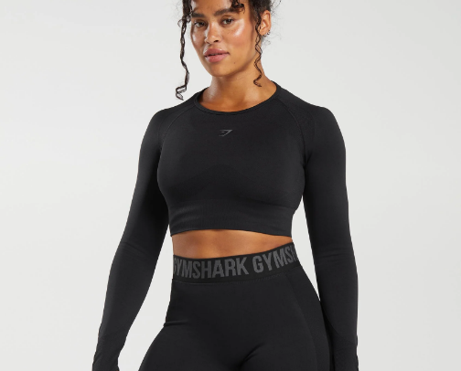 gymshark crop top short sleeve cover photo collage