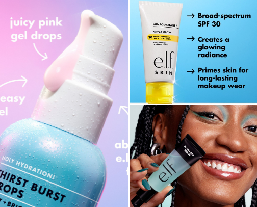 Drugstore Makeup that performs cover photo collage