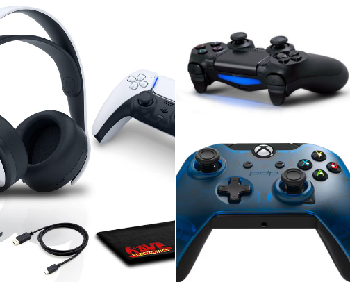 Controllers used by players around the world! cover photo collage