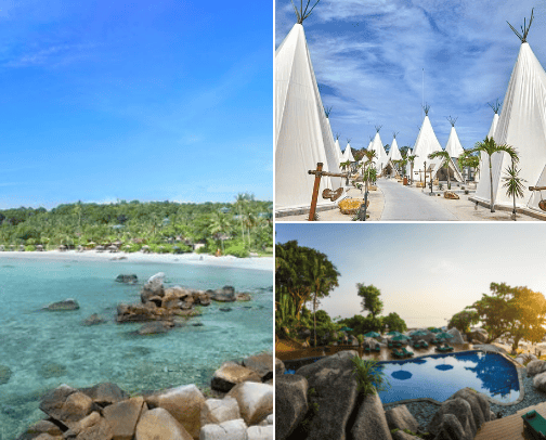 Bintan Island Lagoi Resort, RIAU ARCHIPELAGO , INDONESIA cover photo collage