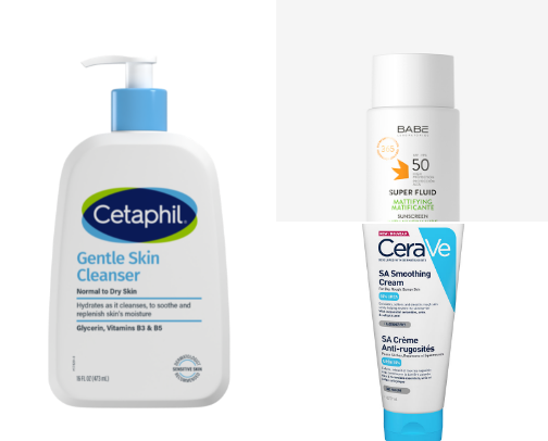 skincare routine on a budget cover photo collage