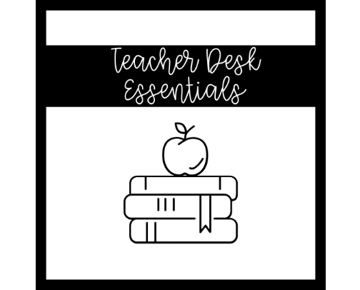 Teacher Desk Essentials cover photo collage