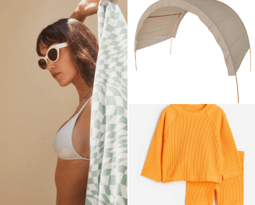 Beach + Pool 🏖️ cover photo collage