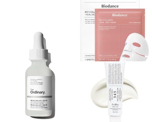 Skincare cover photo collage