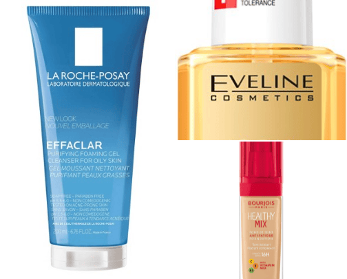 Makeup, skincare, bodycare, nailcare cover photo collage
