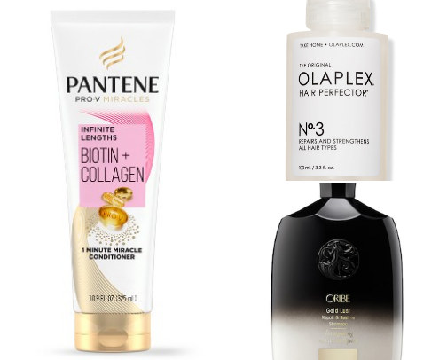 My go to hair products for wavy hair cover photo collage