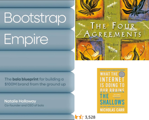 Inspiring and Mindset books I’ve read in 2026 cover photo collage