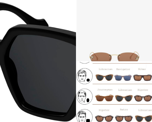 glassess 🧐☀️ cover photo collage